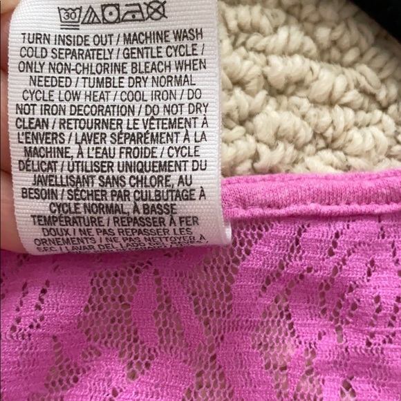 PINK Victoria’s Secret tank top with lace back - Picture 7 of 7